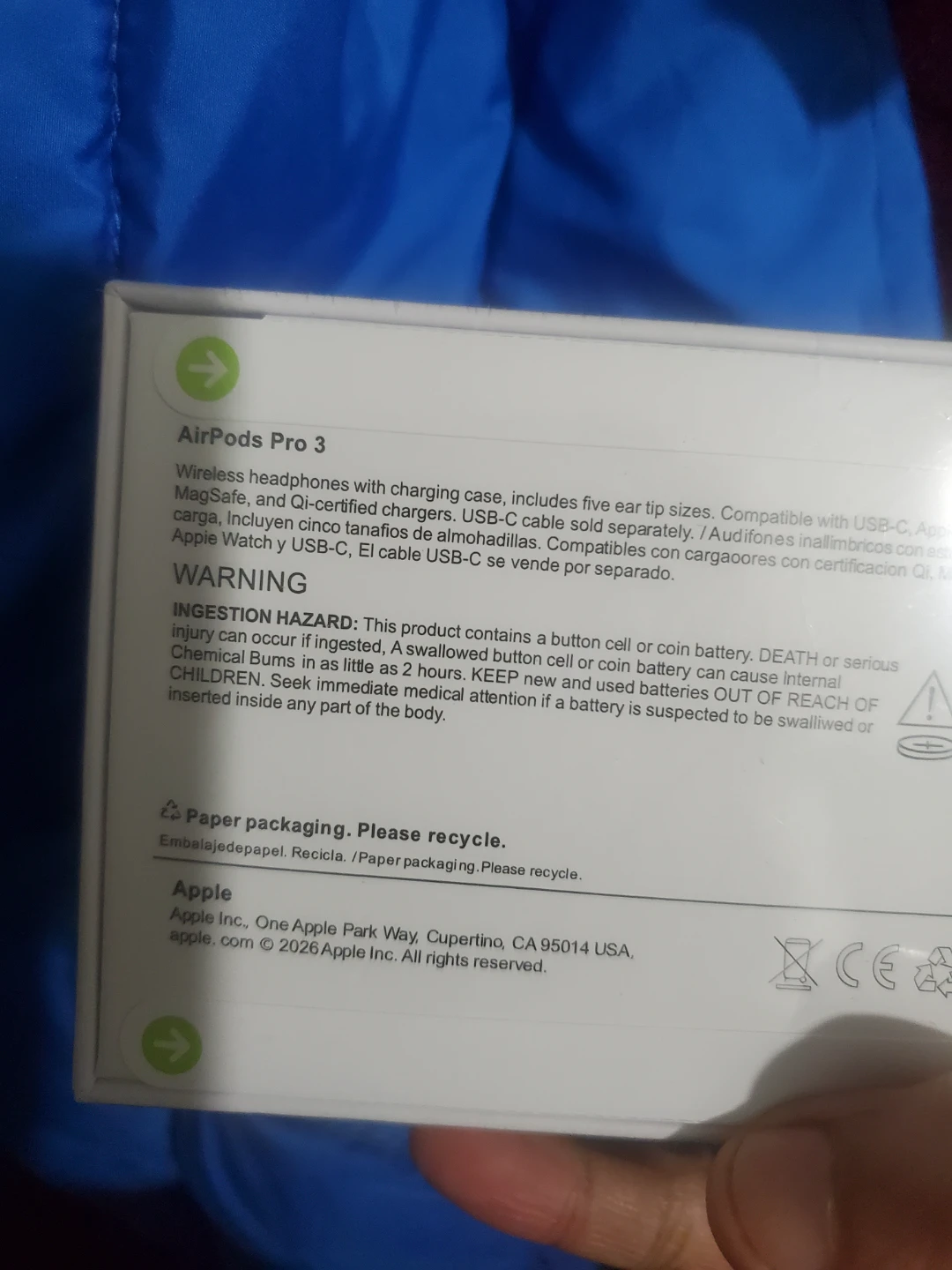 Apple AirPods Pro 3 Wireless Earbuds - photo 2