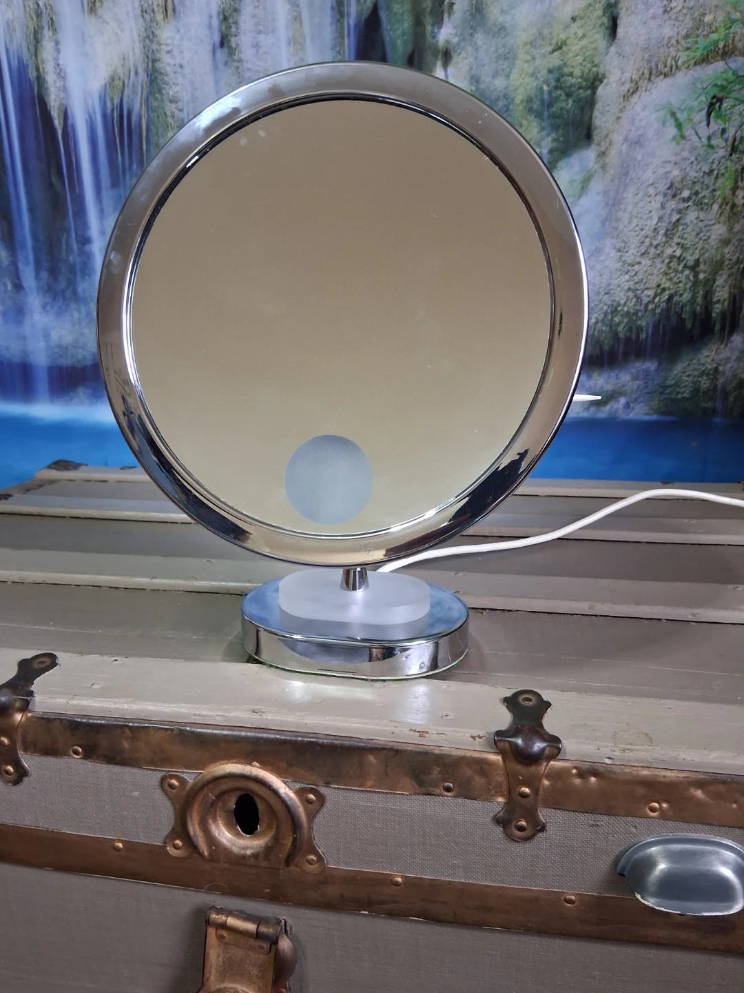 Vintage MCM Baci Remcraft lighted Vanity Mirror