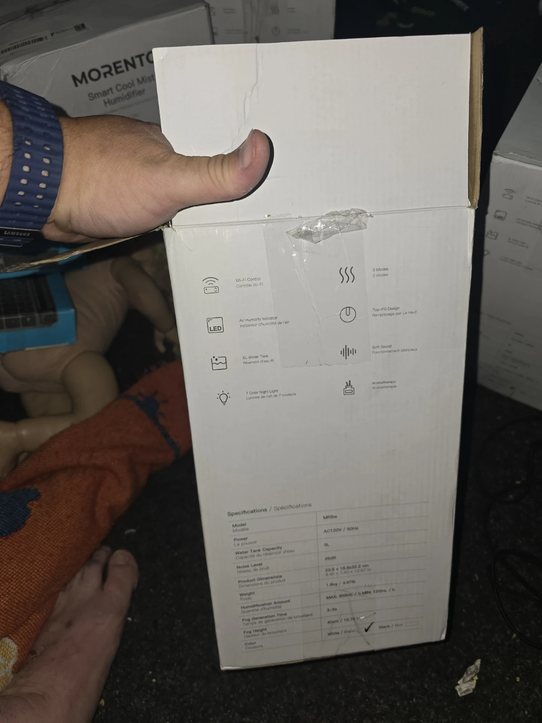 Morento Smart Cool Mist Humidifier Model MR16W - photo 4