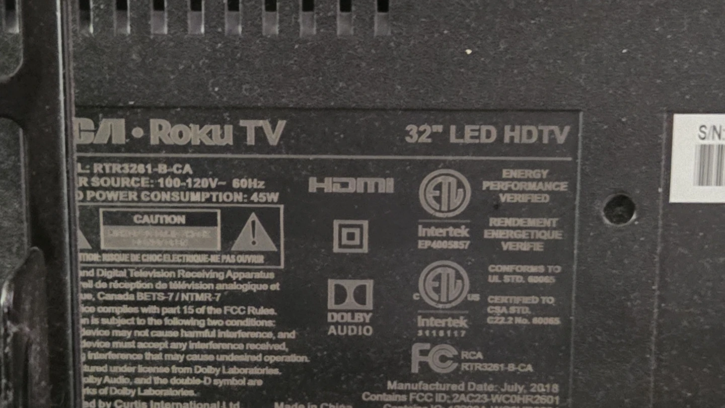 RCA Roku TV 32" LED HDTV - photo 3