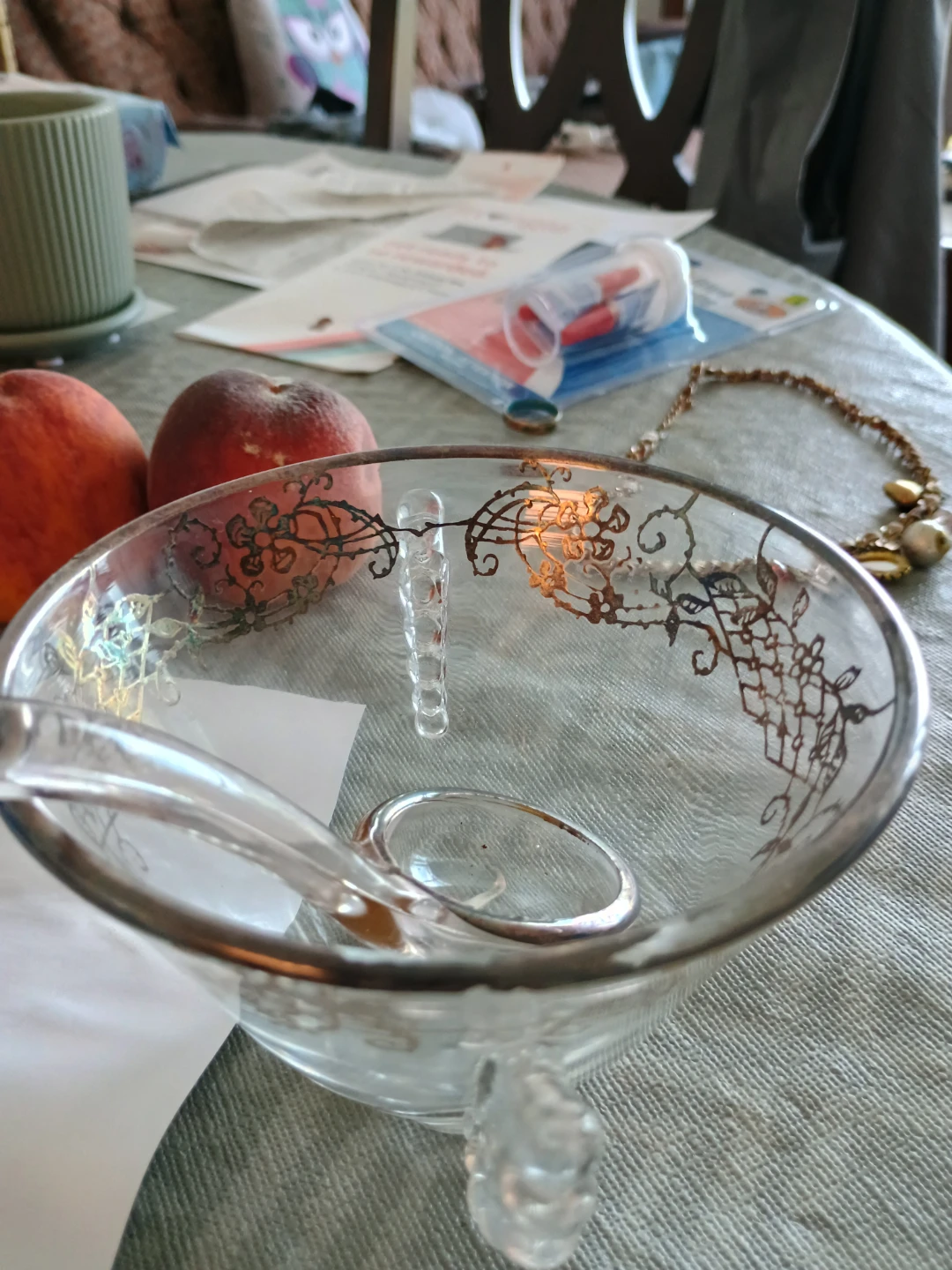 Silver overlay. Bowl with Ladleas sauce bowl - photo 3