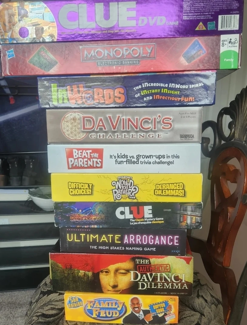 Bundle of 9 Family Board Games