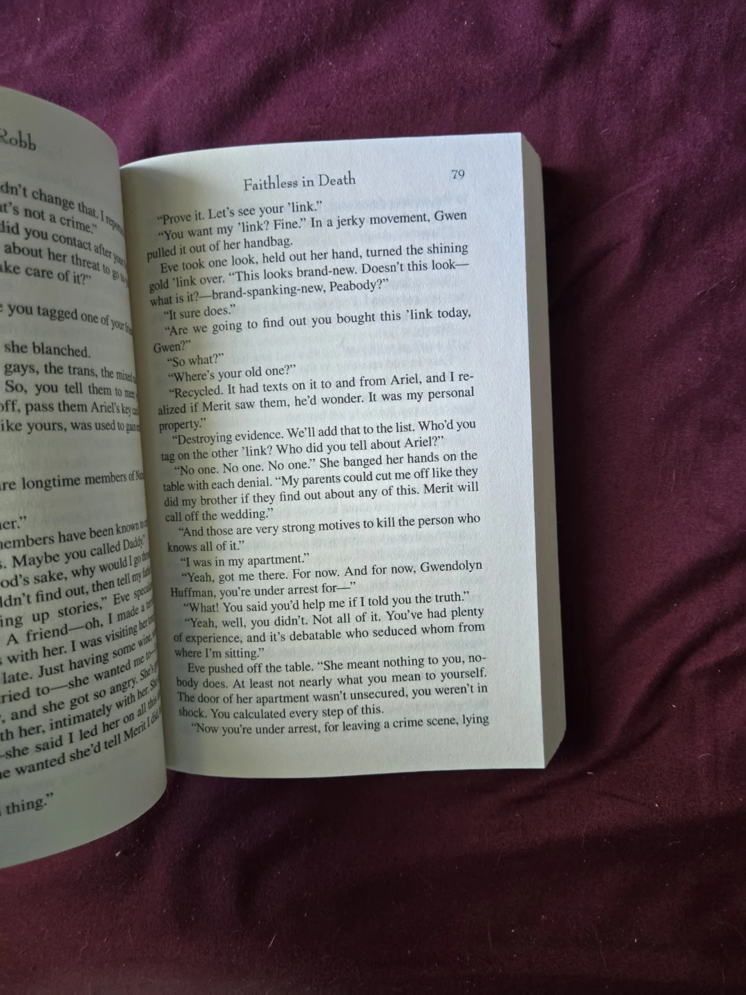 J.D. Robb Faithless in Death Paperback Book - photo 5