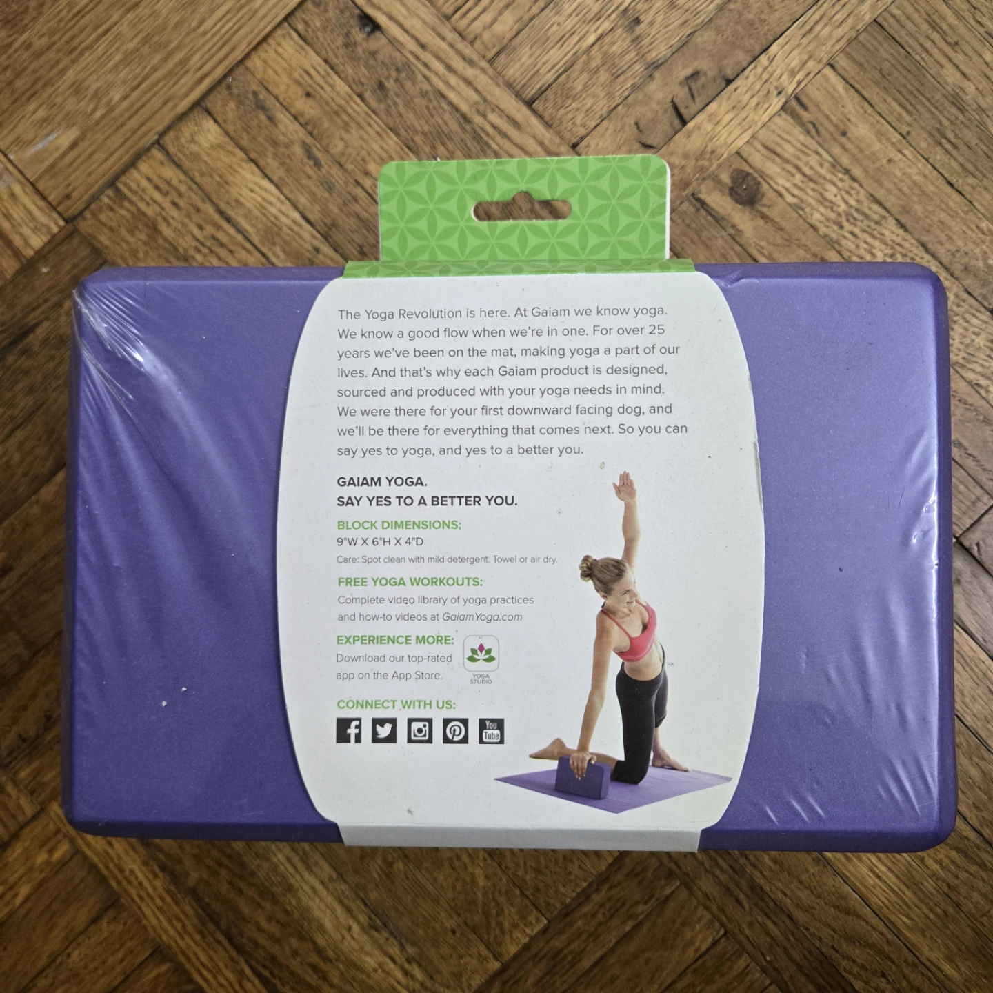 Gaiam Foam Yoga Block BRAND NEW STILL IN PLASTIC - photo 2