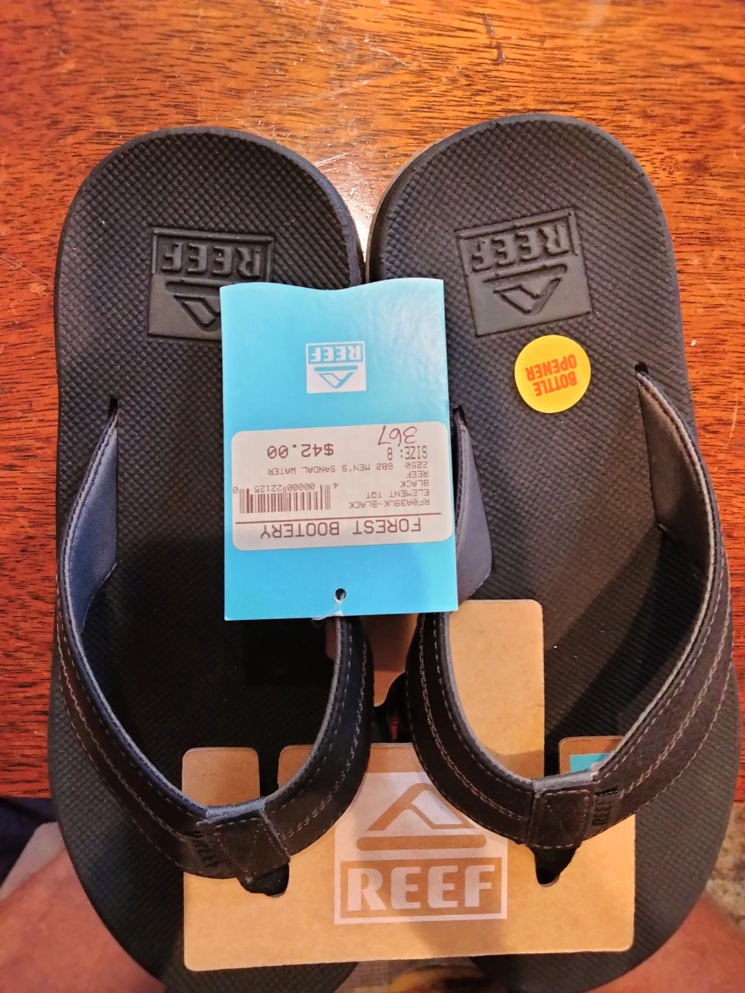Reef Men's Flip Flops size 8 - photo 2