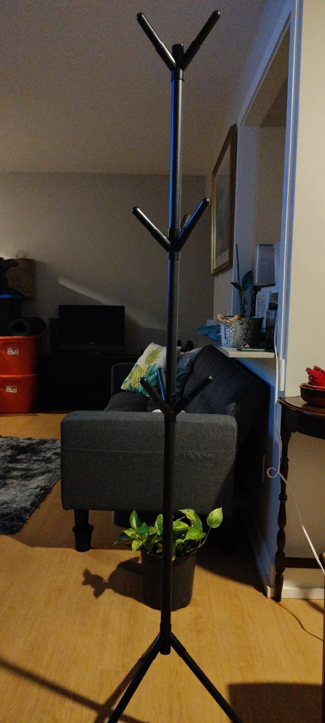 Black Coat Rack Stand - photo 2