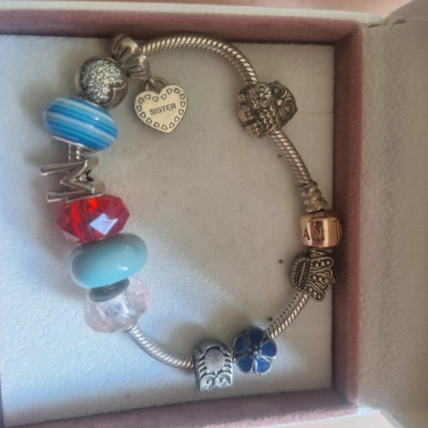 Pandora Charm Bracelet with Multiple Charms - photo 2