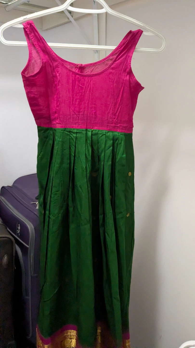 Kids Lehenga Choli Set/pattu langa - photo 3