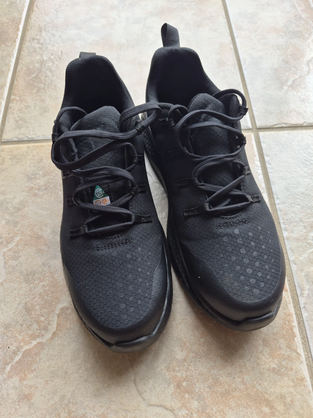 Size 8, PRO Women's Black Safety Shoes