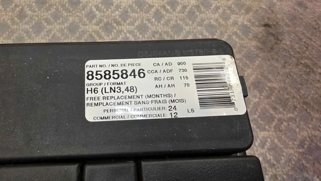 Pro-Point H6 Car Battery 8585846 - photo 2