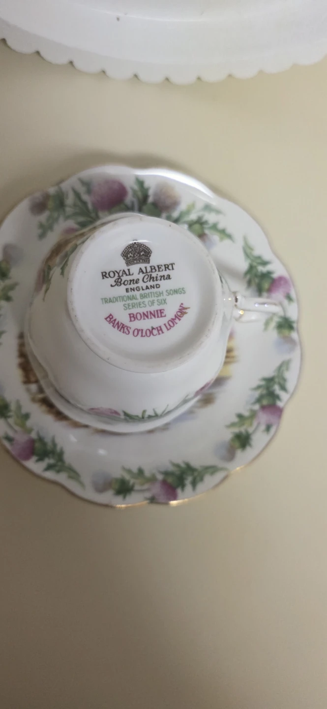 Royal Albert Bonnie Banks O' Loch tea cup and Saucer - photo 2