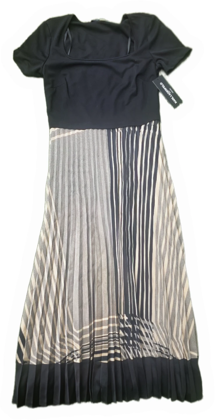 Karl Lagerfeld Pleated Maxi Dress