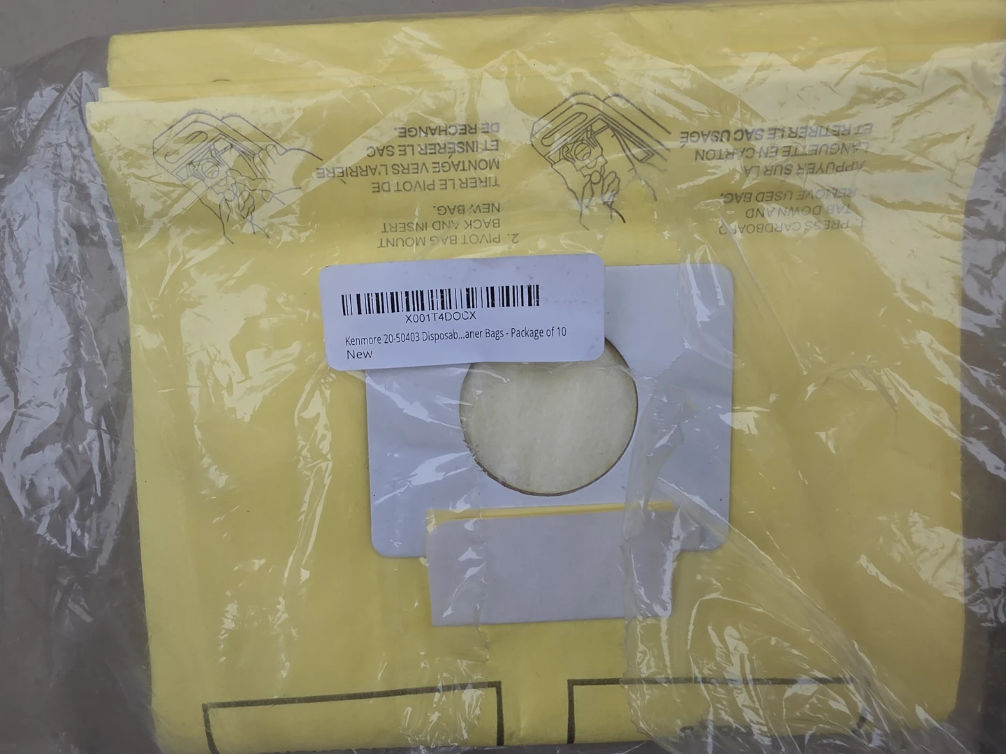 Kenmore 20-50403 Disposable Vacuum Bags - 10 Pack - photo 3
