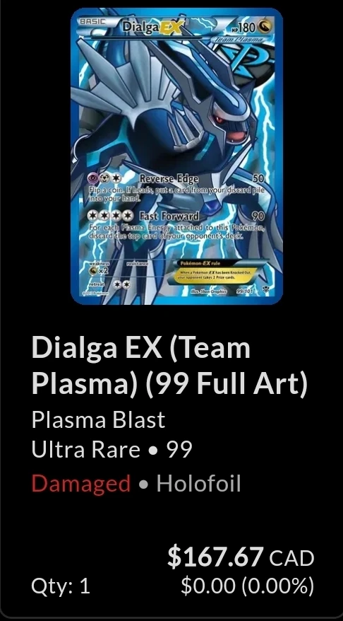 Dialga EX (Team Plasma) (99 Full Art) | Pokemon TCG - photo 3