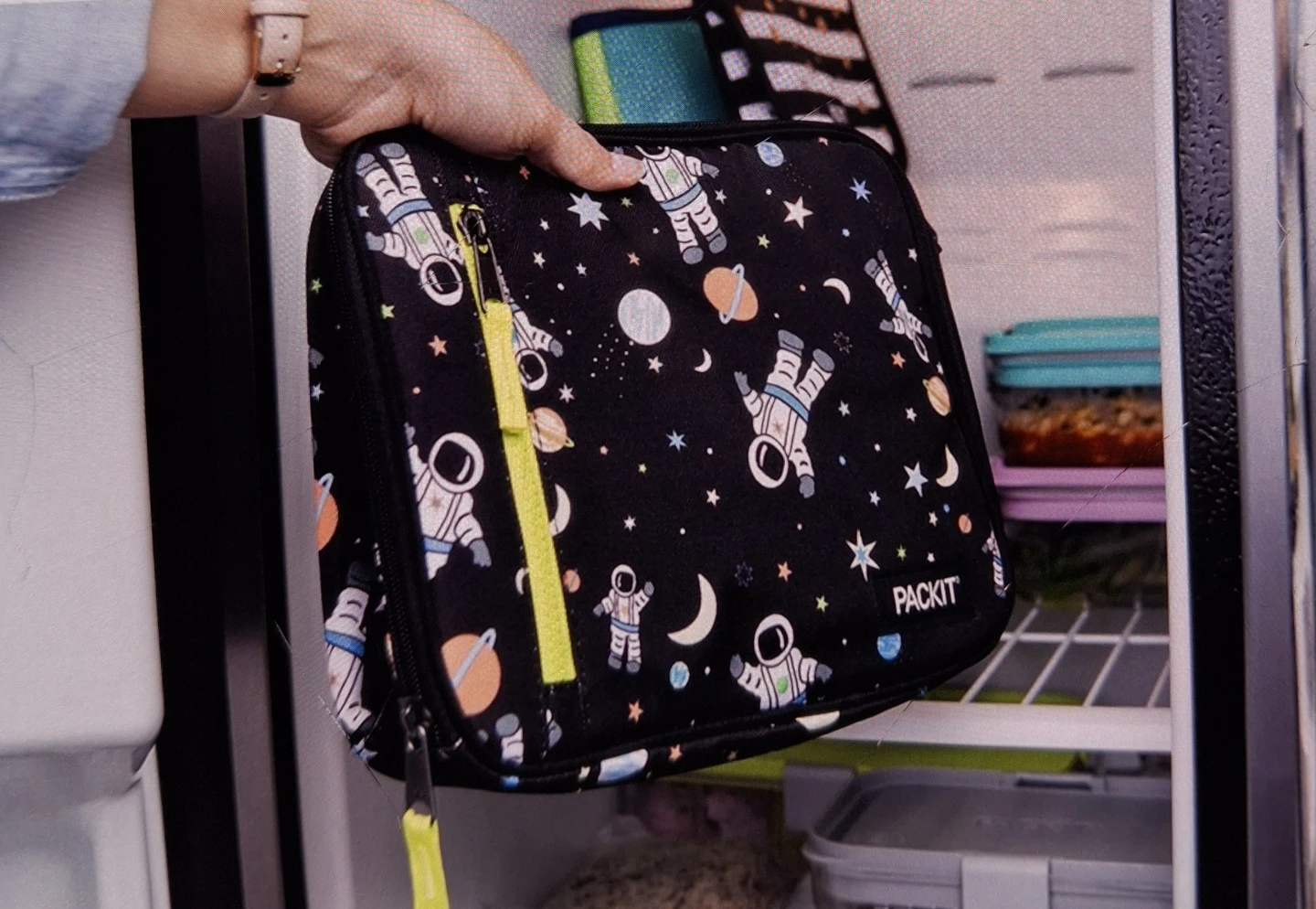 PackIt Freezable Classic Lunch Box Astronaut - photo 2