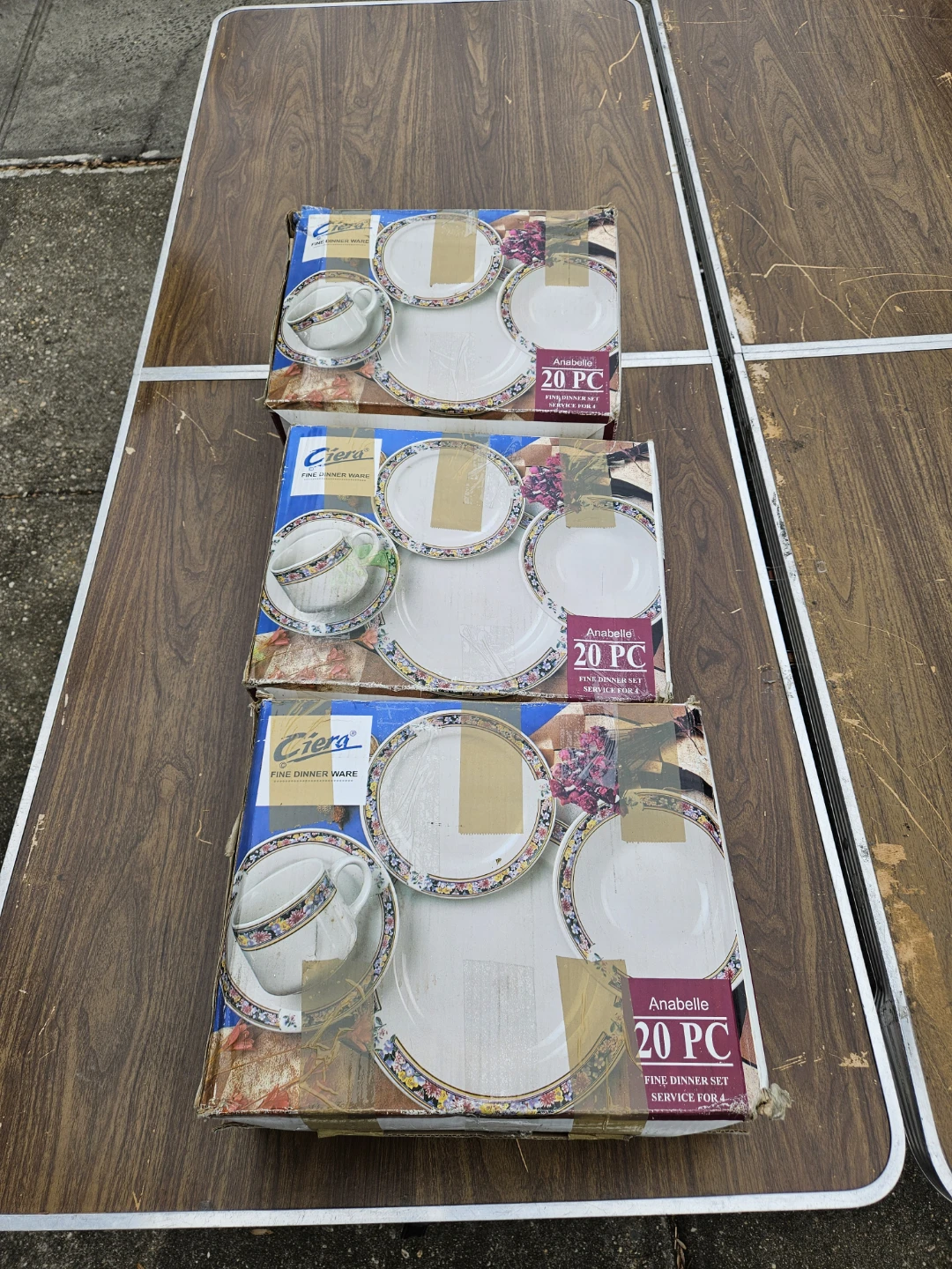 New 60 pieces ovenproof dinnerware set