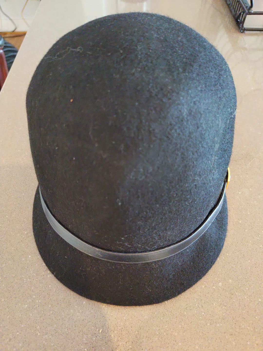 H&M Divided Black Felt Hat