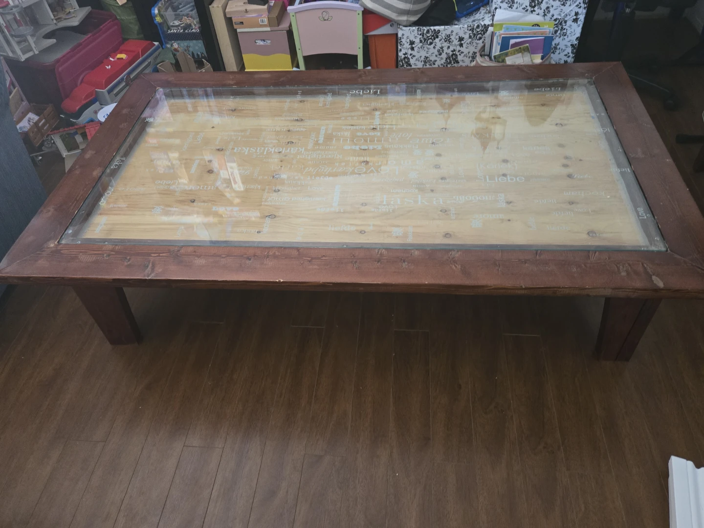 Large kids table/coffee table/display table