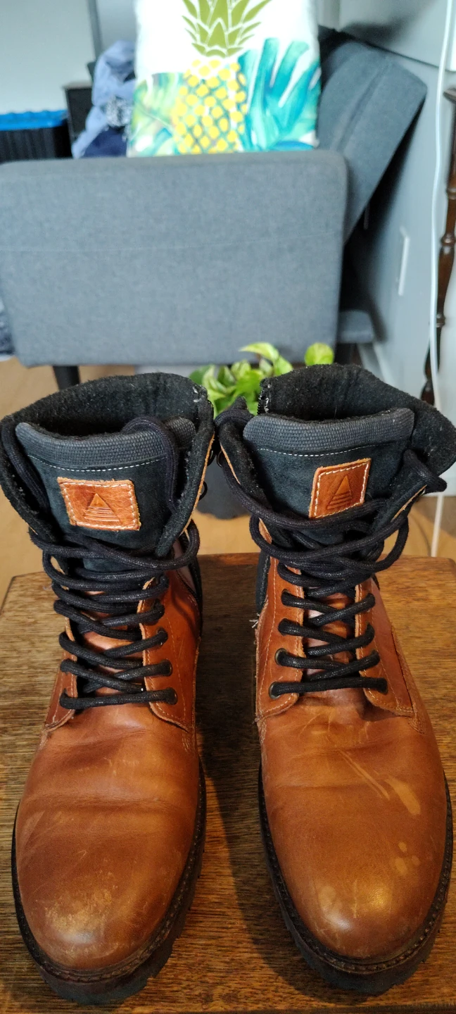 Aldo Brown Lace-up Work Boots