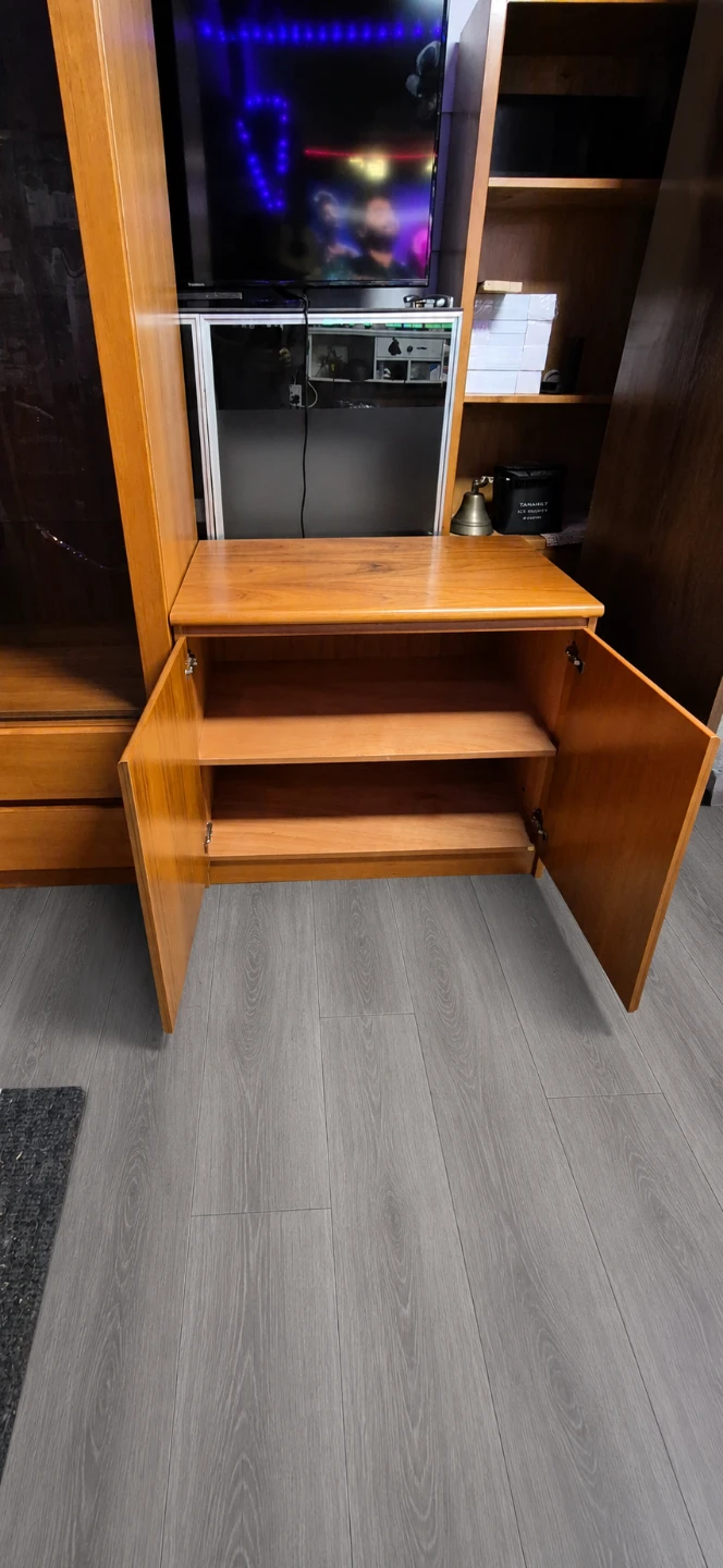 Vintage Teak Display Cabinet with Drawers and Cabinets - photo 3