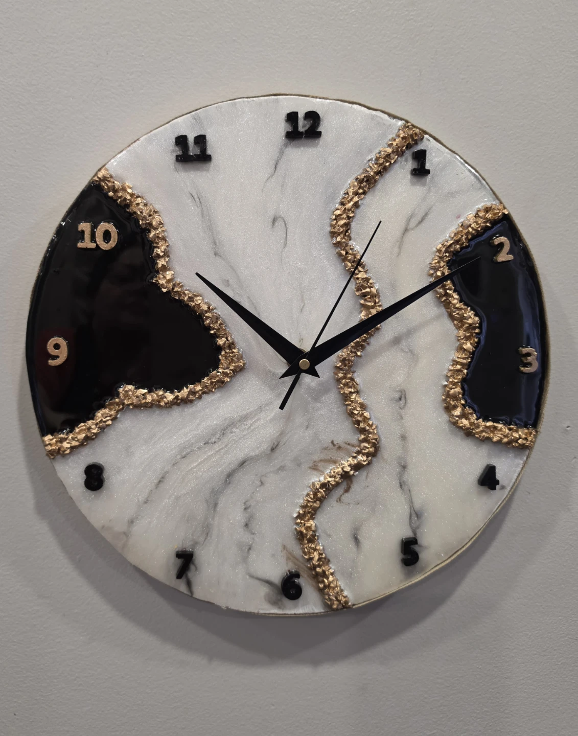 Handmade Resin Wall Clock