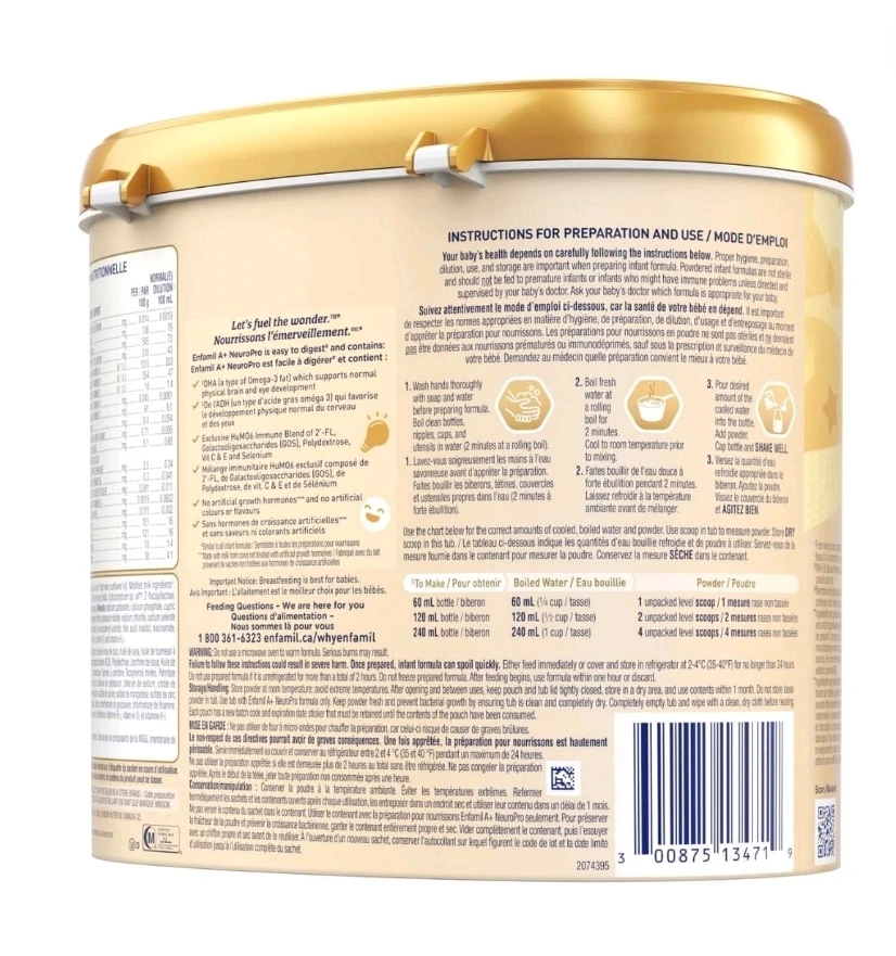 Enfamil A+ Neuro Pro Infant Formula 587g Tub - photo 2