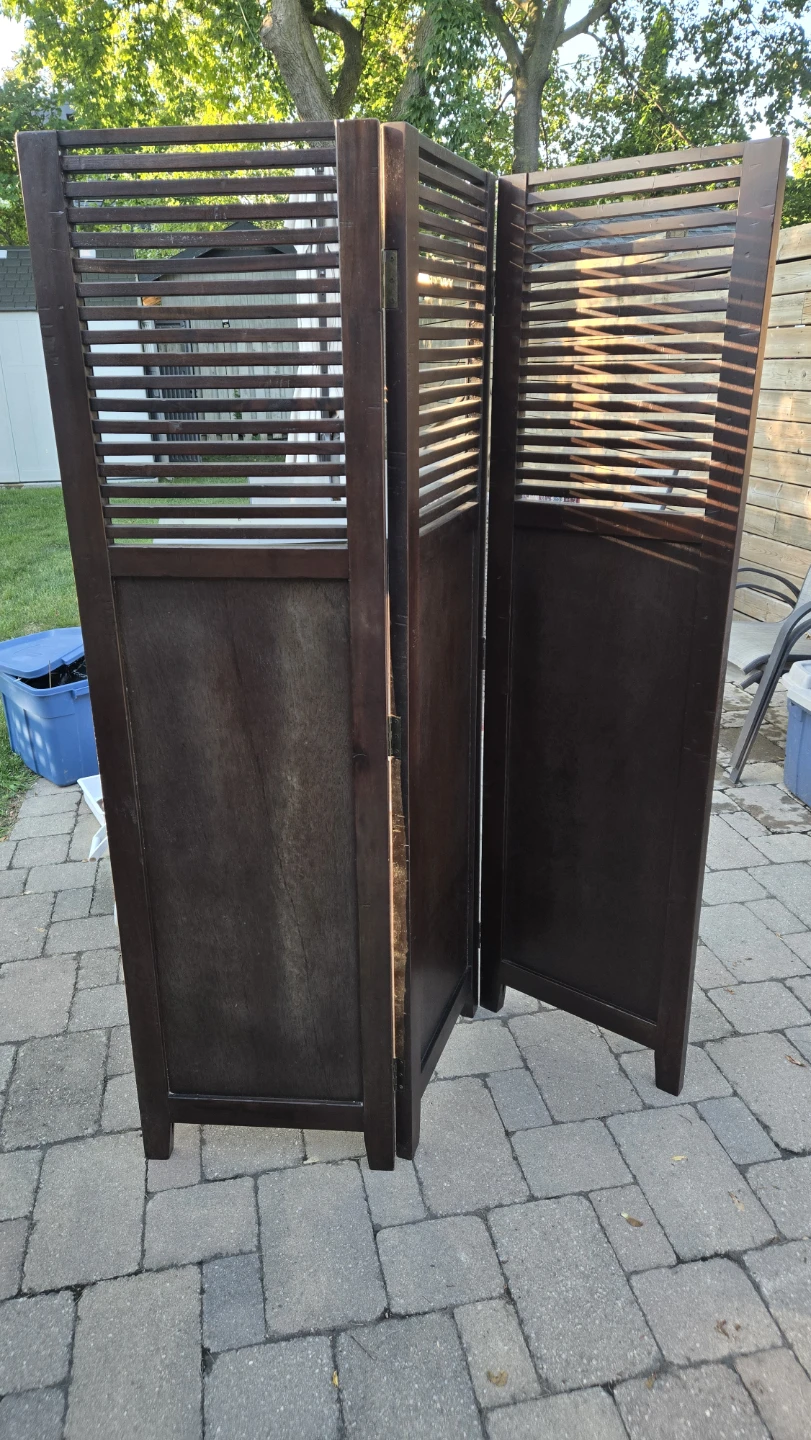3-Panel Room Divider Screen - photo 3