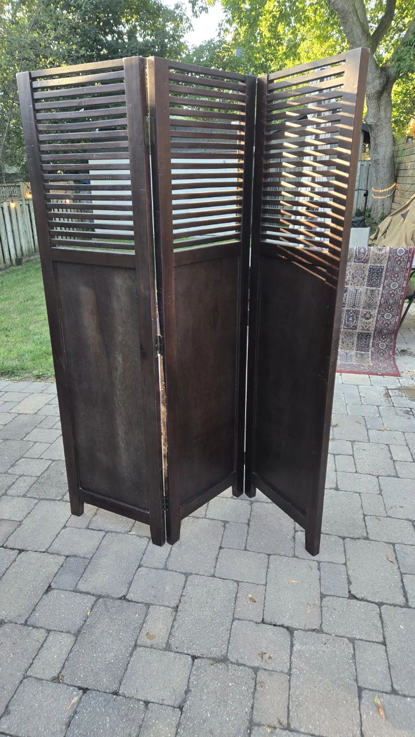 3-Panel Room Divider Screen - photo 4