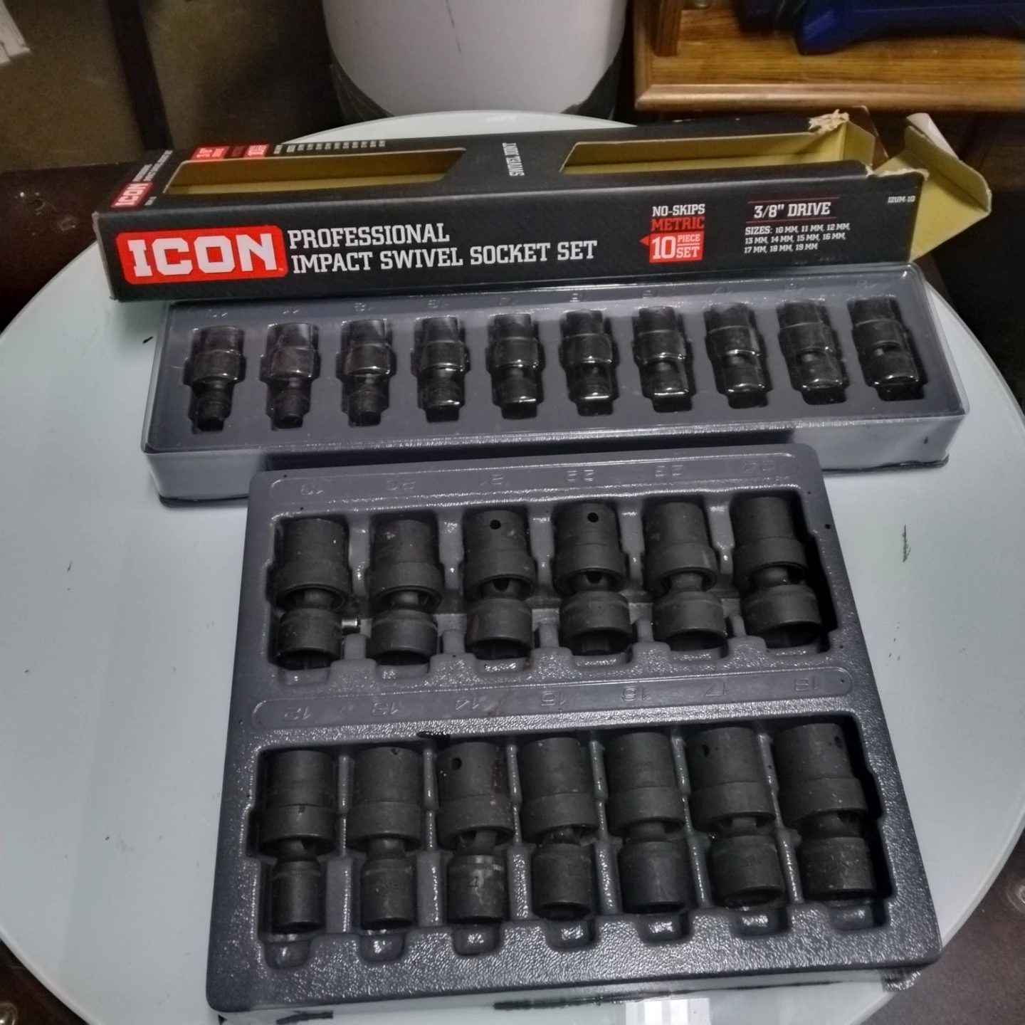 1/2 inch and 3/8 socket set each set 120