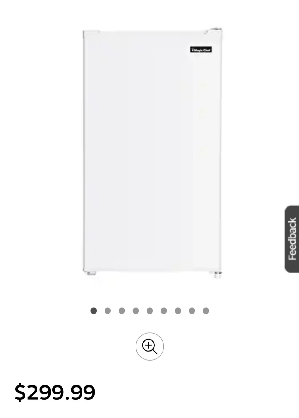 Magic Chef White Mini Fridge