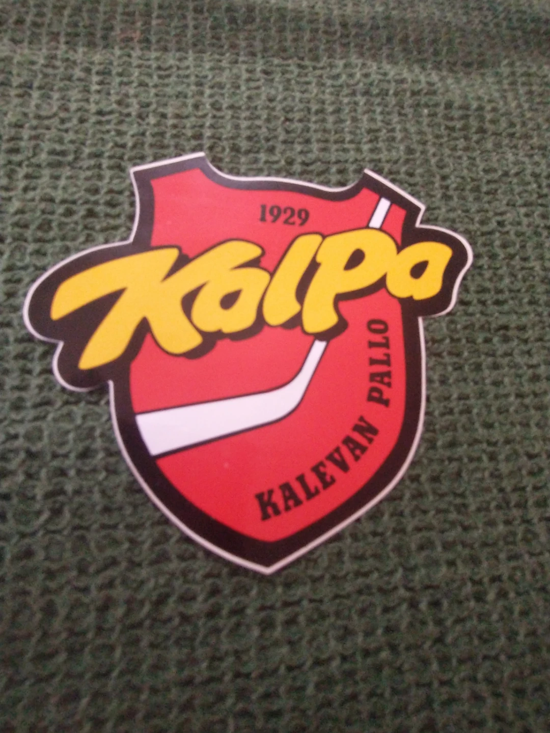 Attractive 1990s Finnish KalPa Pro Hockey Logo Sticker