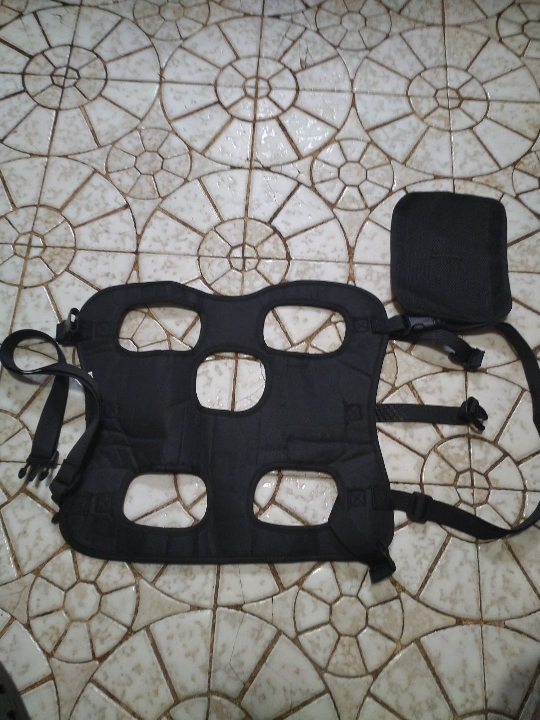 Black Pet Harness with Padding