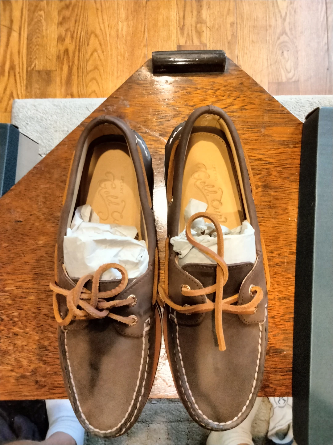 Sperry Gold cup A/O Brown leather Men's Boat Shoes Size 8.5 - photo 5
