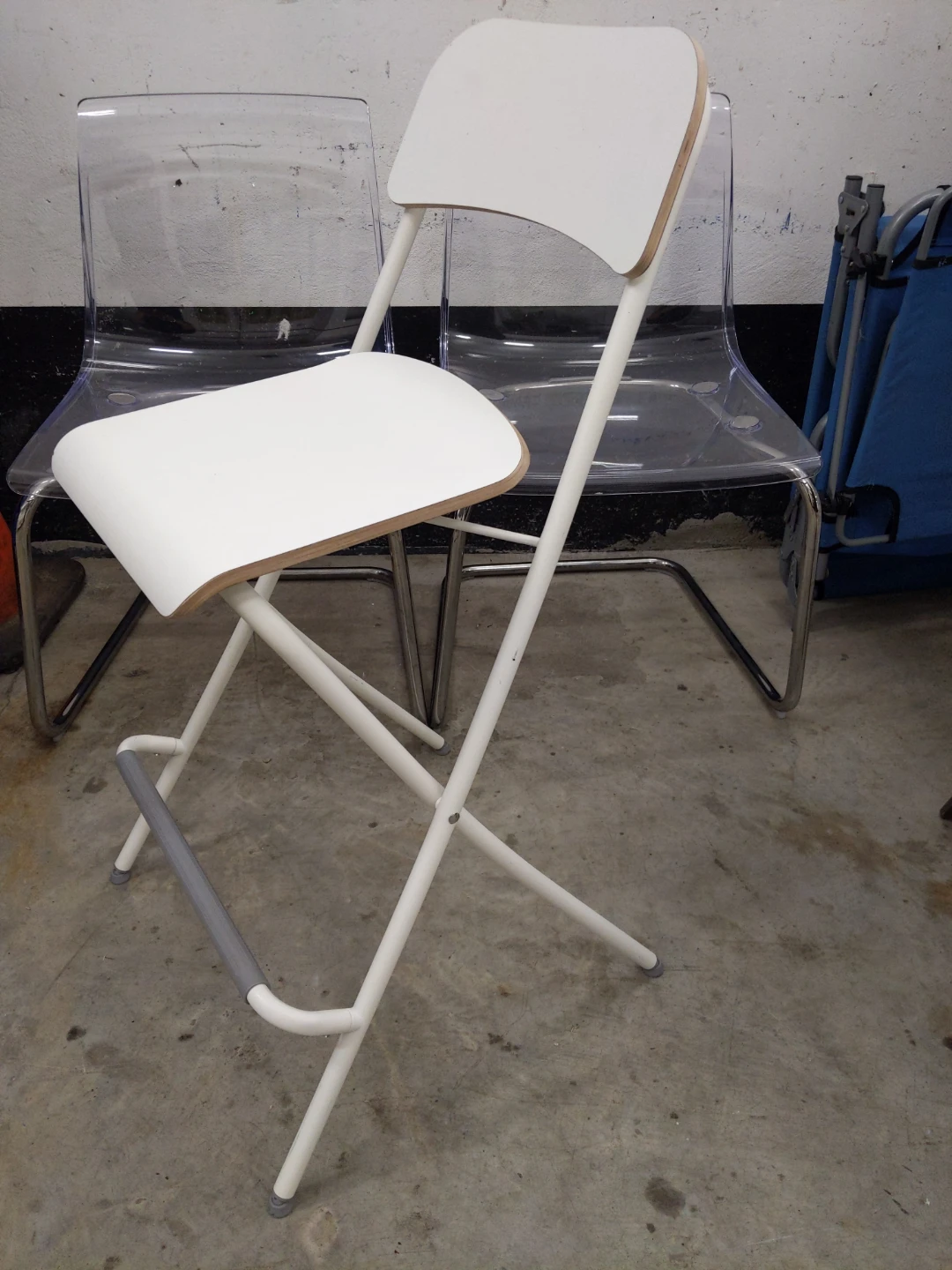 IKEA FRANKLIN Bar Stool - White