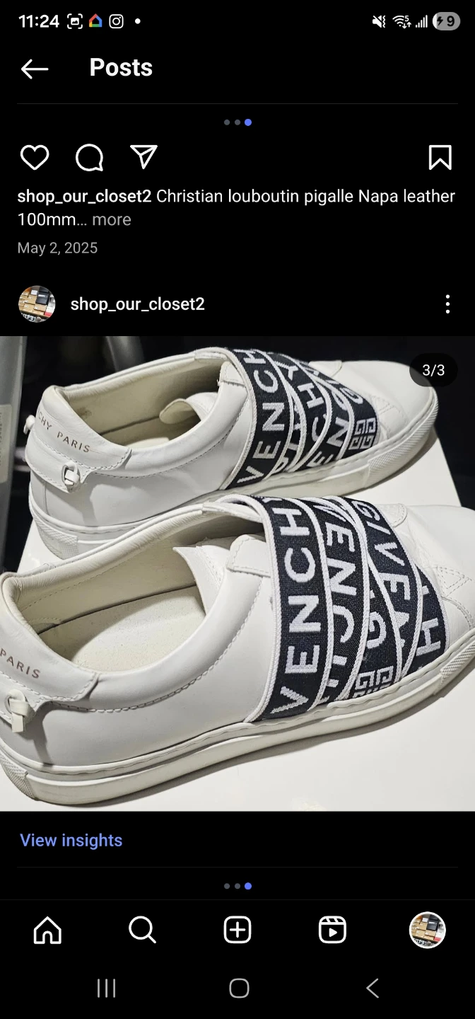 Givenchy White Leather Slip-On Sneakers - photo 3