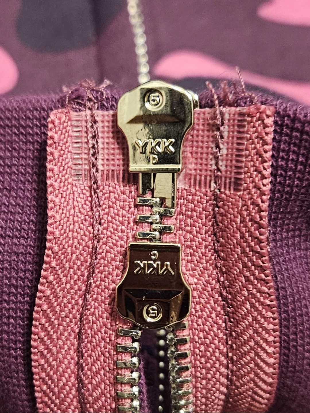 REAL AUTHENTIC Purple Bape Full Zip Up Men's Hoodie - photo 4