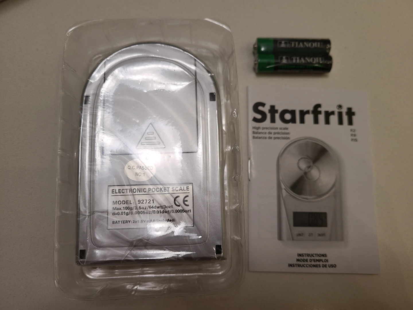 Starfrit High Precision Pocket Scale - photo 2