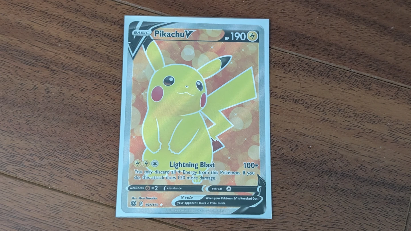 Pokémon Pikachu V Trading Card
