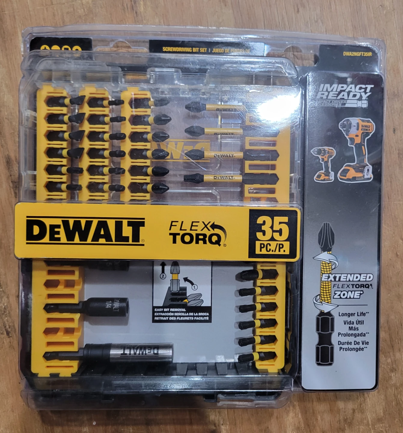 DEWALT IMPACT READY FLEXTORQ 35-Piece Screwdriving Bit Set - photo 2
