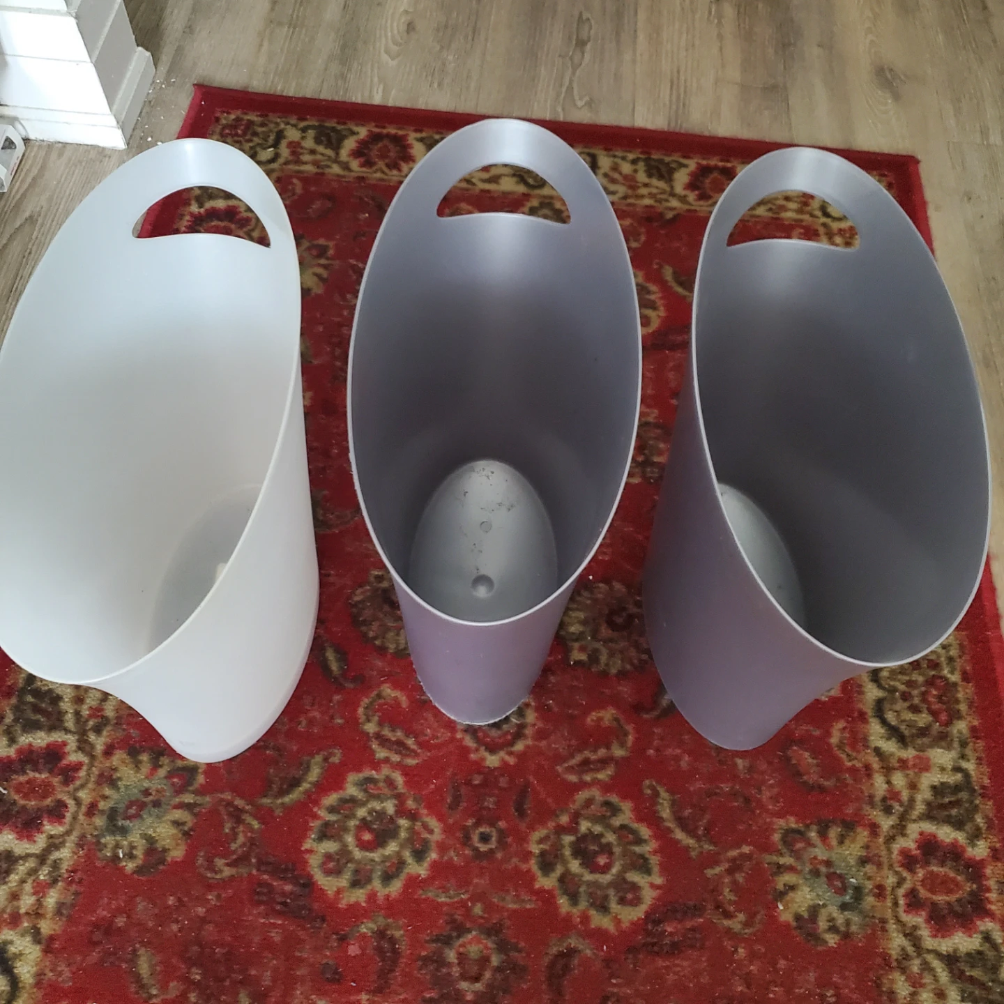 Set of 3 Sleek & Skinny 2-Gallon Trash Cans - photo 4