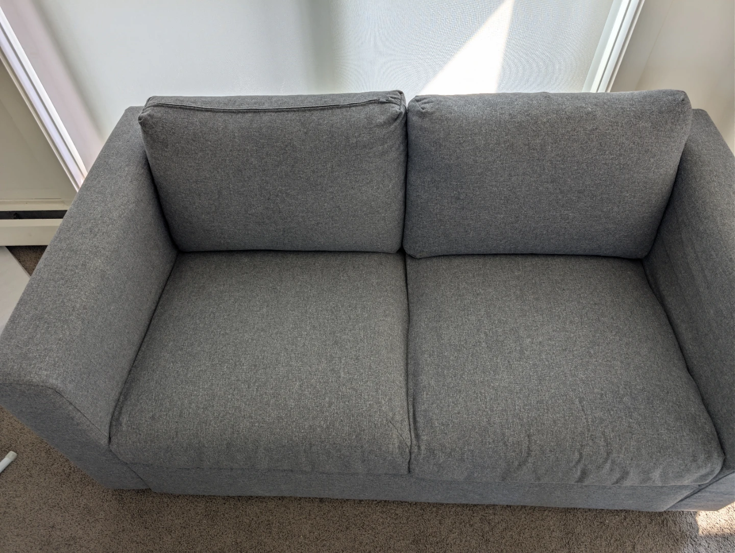 IKEA FINNALA Loveseat, Gunnared medium gray - photo 2