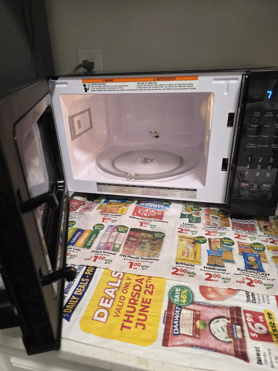 Insignia Black Microwave