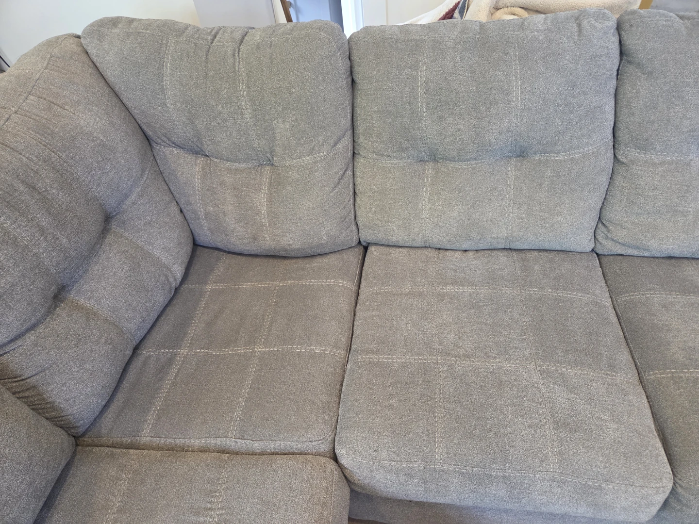 Grey sectional couch - photo 2