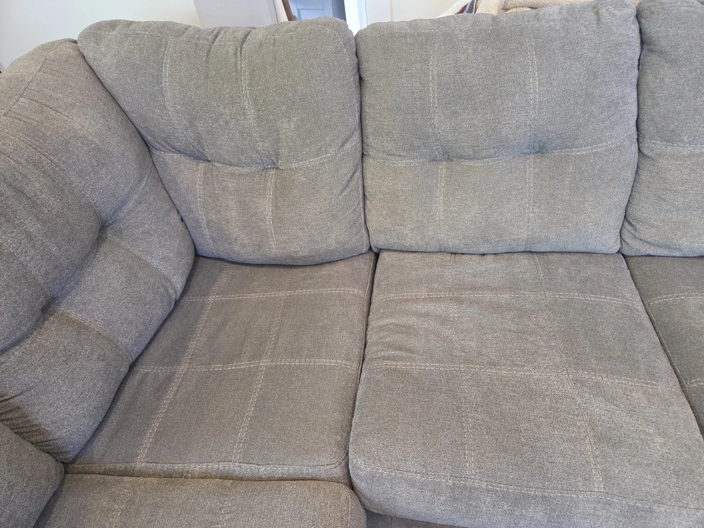 Grey sectional couch - photo 3