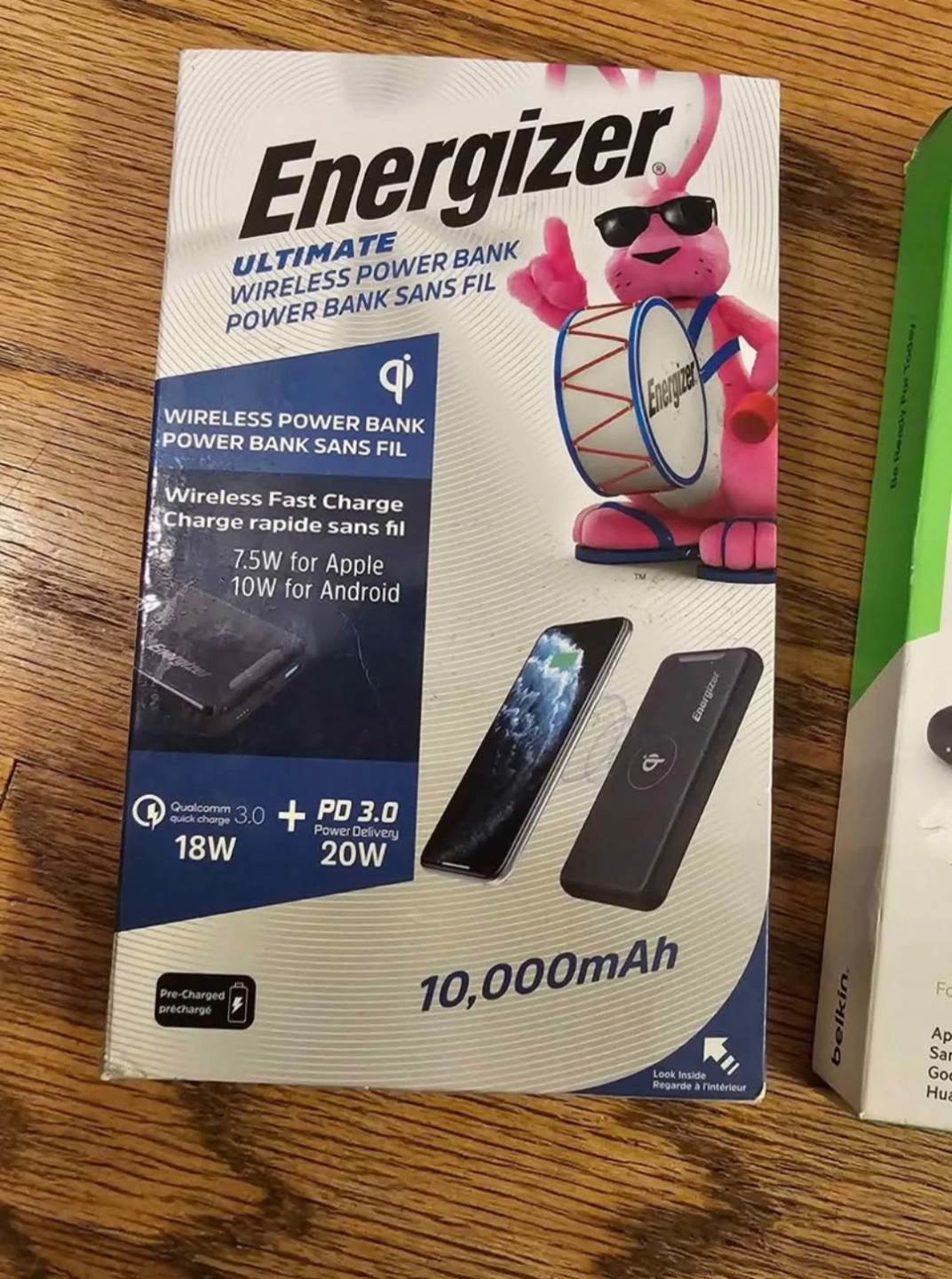 Belkin and Energizer 10k Power Banks Like New - photo 2