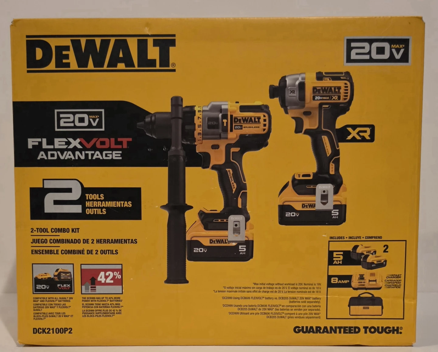 DEWALT 20V MAX FLEXVOLT Advantage 2-Tool Combo Kit