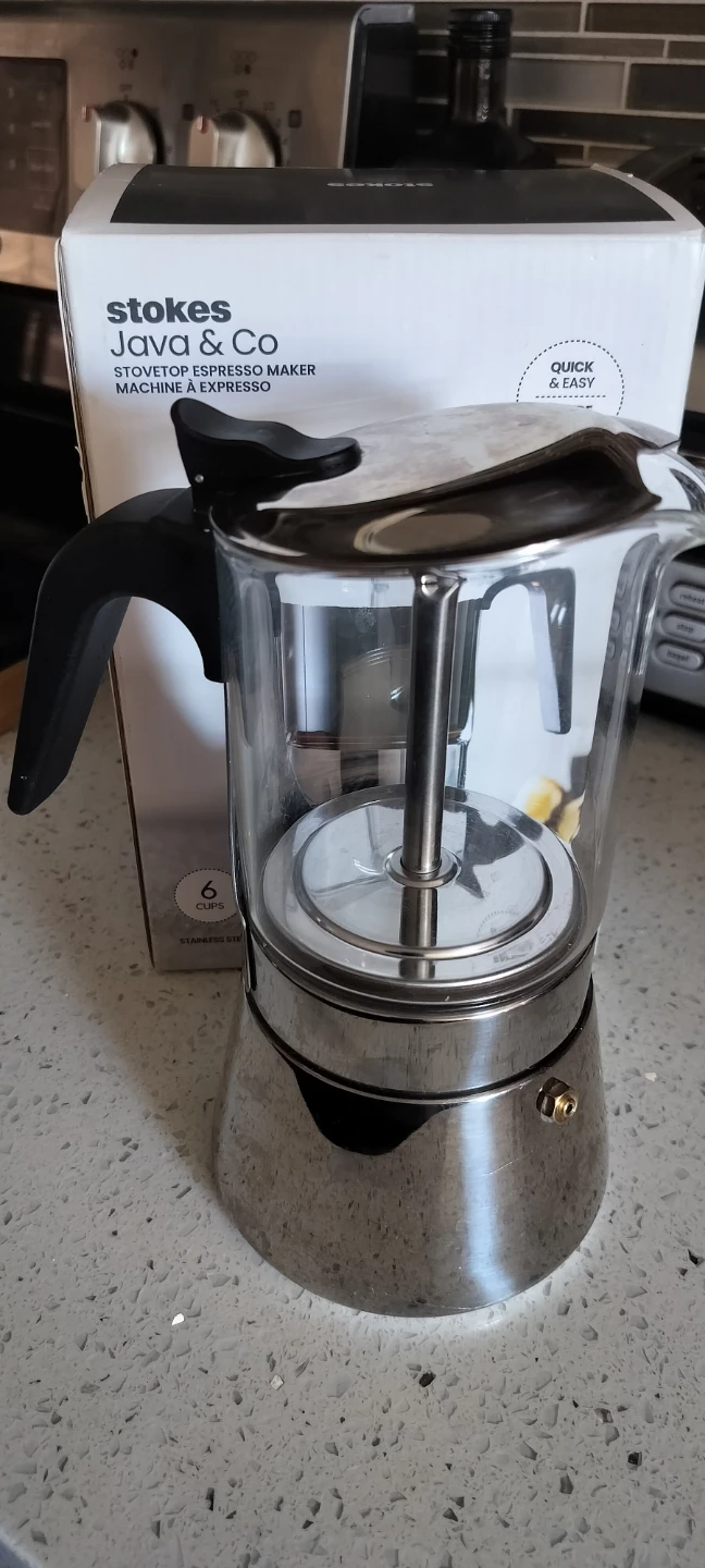 Stokes Java & Co 6-Cup Stovetop Espresso Maker - photo 4