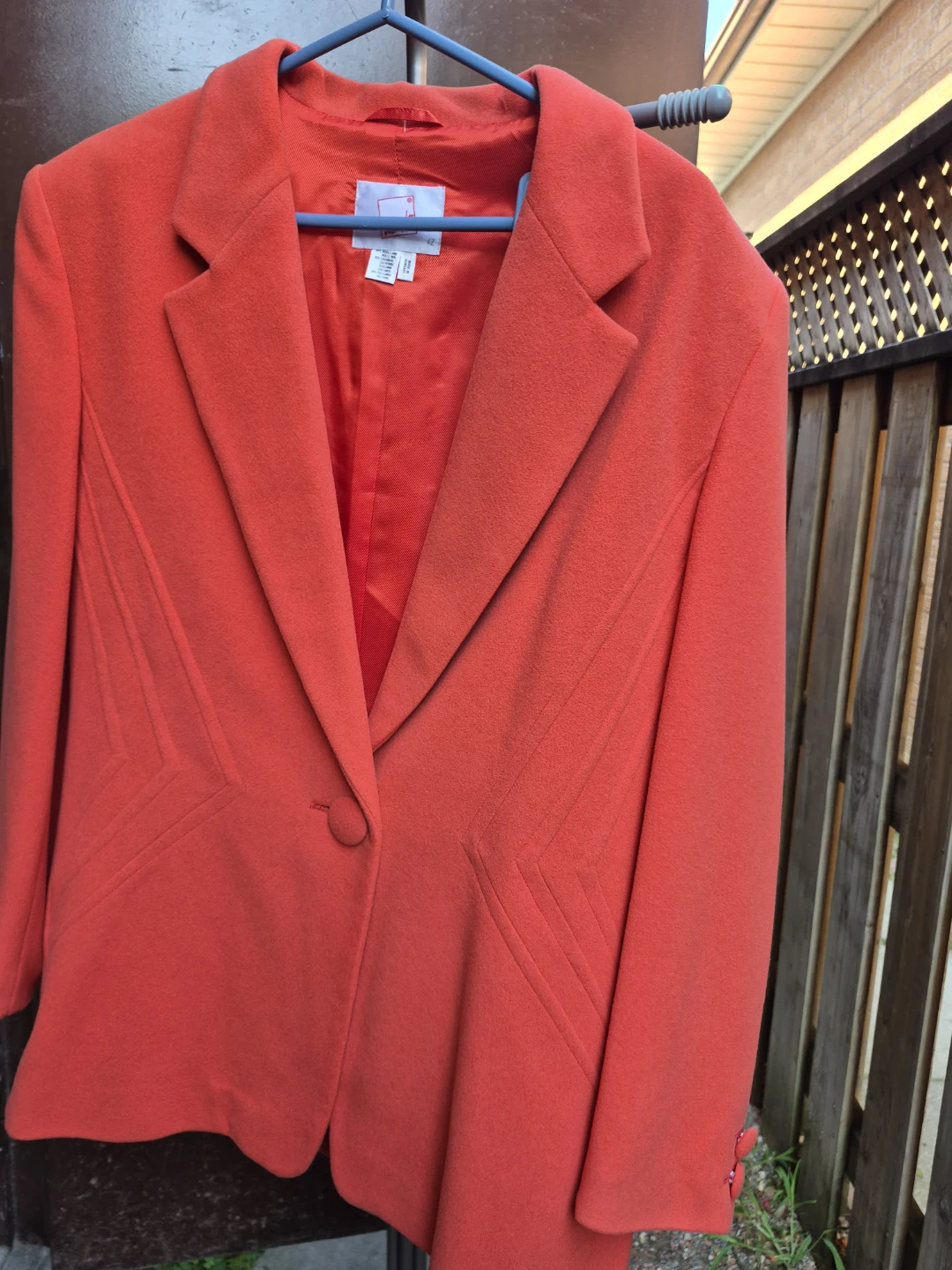 Mondi Red Wool Cashmere Blazer - photo 4