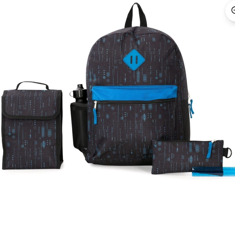 New,5 pieces Backpack Set: plz description for the 5 pcs
