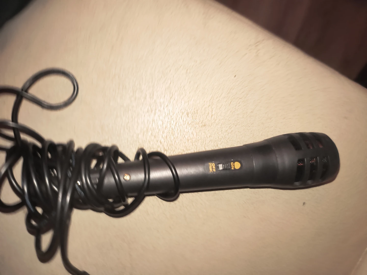 2x Black Microphones with Cables - photo 3